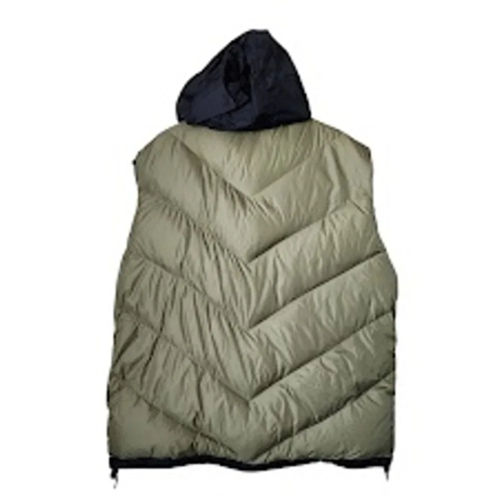 THE NORTH FACE Y2K Nuptse 600 Down Puffer Vest Green‎ Black Gorpcore XXL
